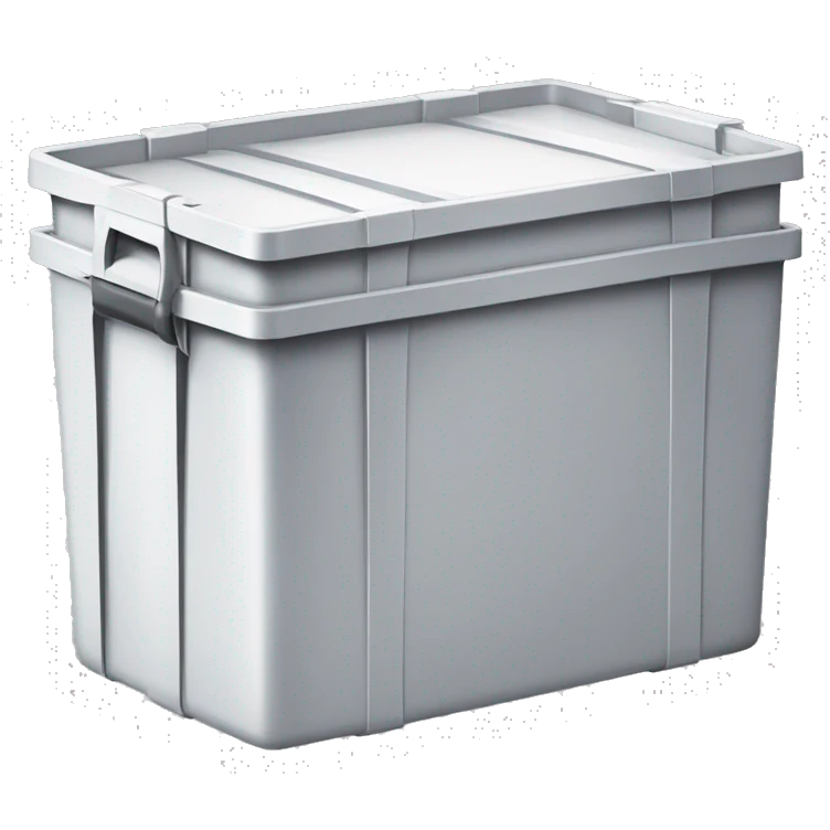 stackable plastic box euro norm emoji