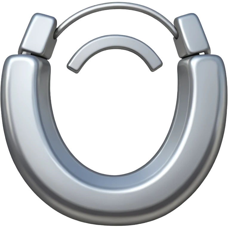 Cute horse shoe emoji