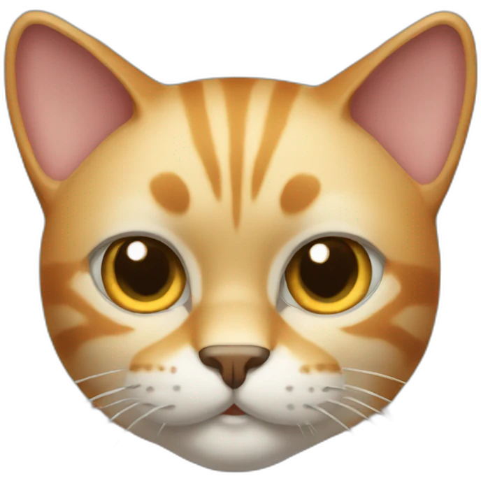 Muscle glass cat emoji