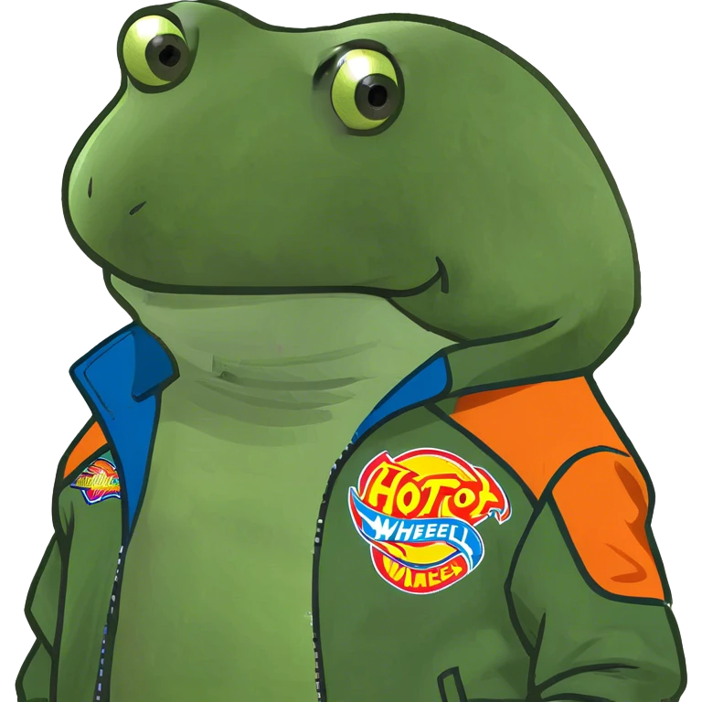wearing a hot wheels shirt jacket emoji