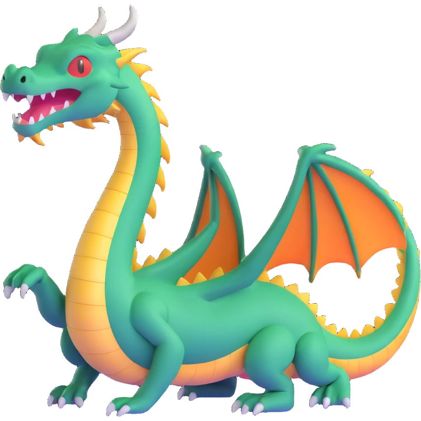 Dragon Haku from Spirited Away emoji