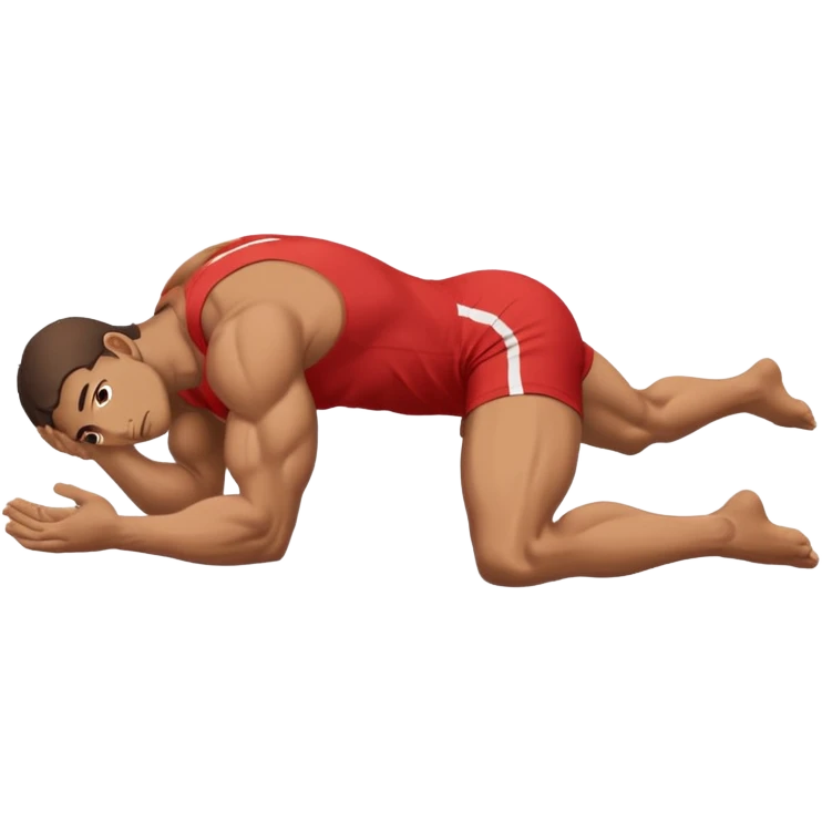 fullbody apostle in prone pose, slight variation emoji