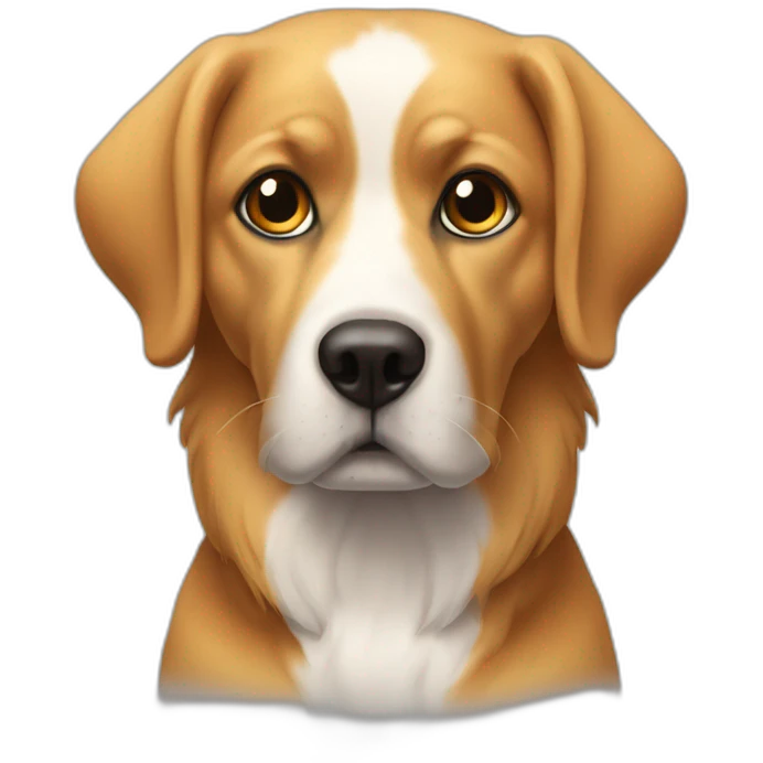 chien avec un seul oeil emoji
