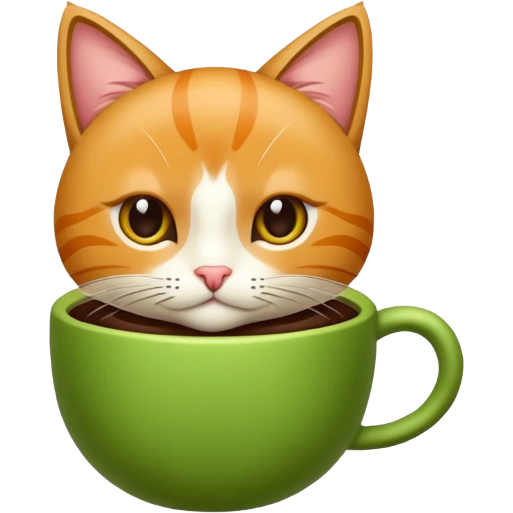 Dans eden kahverengi tüylü ve gözlü bir kedi emoji