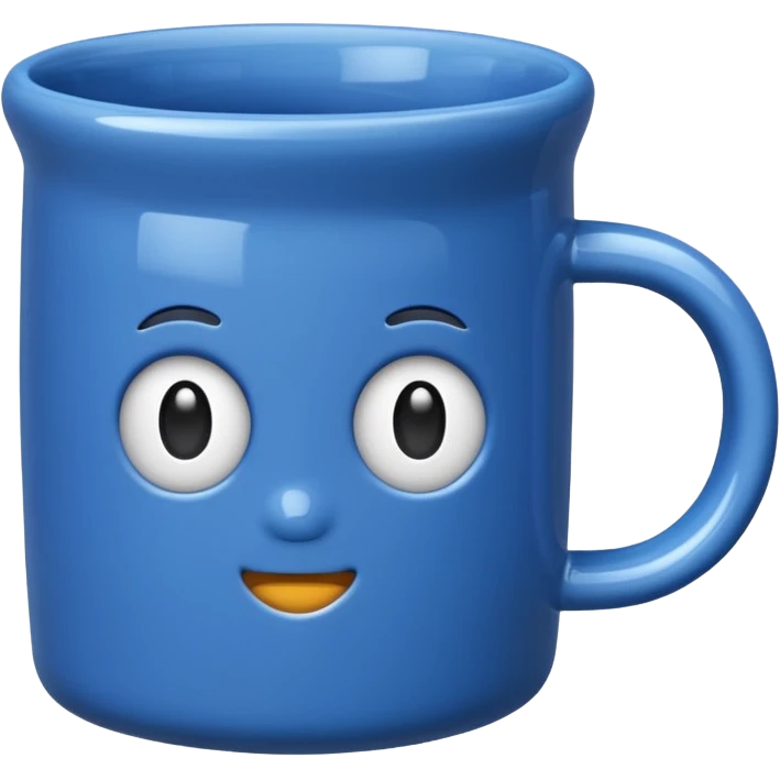 blue ceramic mug emoji