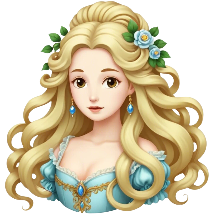 rococo and ethereal emoji