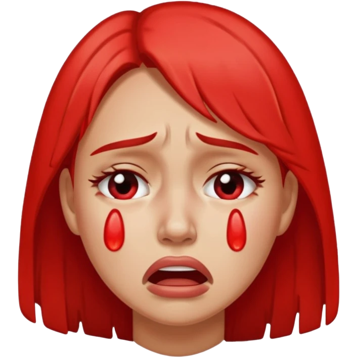 women crying hard emoji