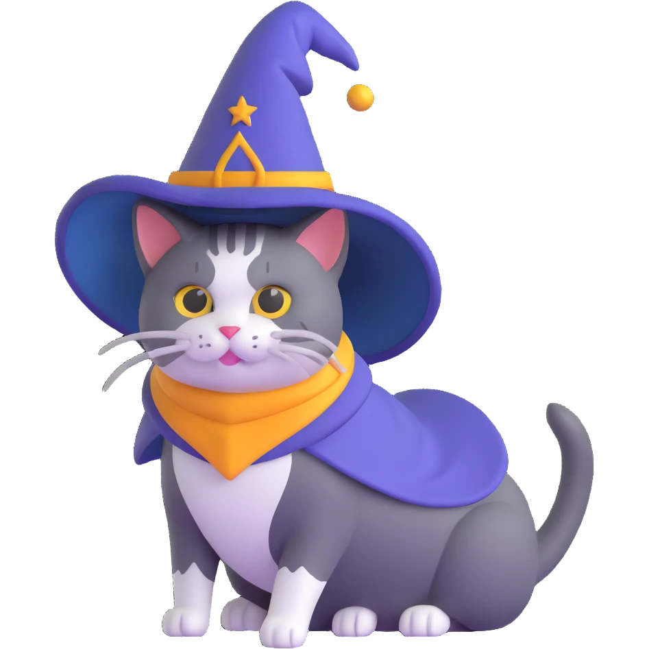 wizard cat emoji
