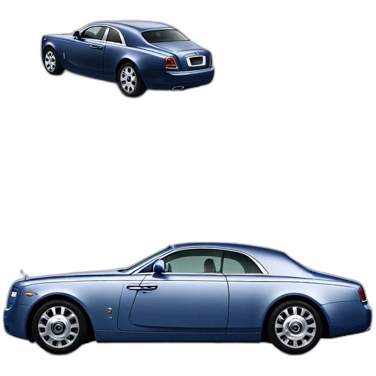 Rolls Royce and bills out the exhaust emoji