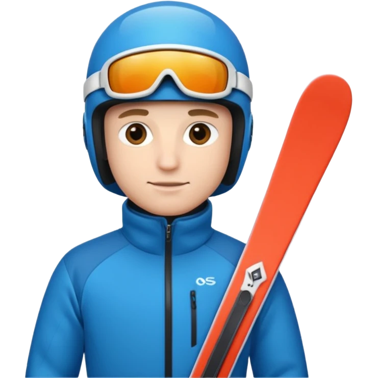 man skiing  emoji