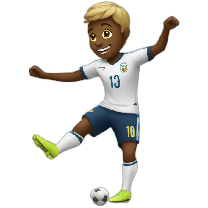 Soccer Player dancing emoji