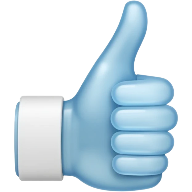 white thumbs up emoji