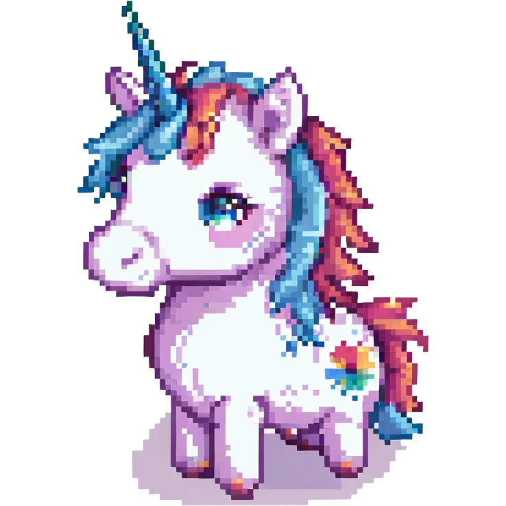 единорог, no background emoji