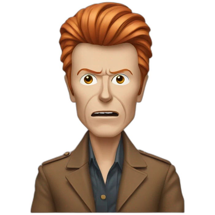 Bowie qui fait un pouce emoji