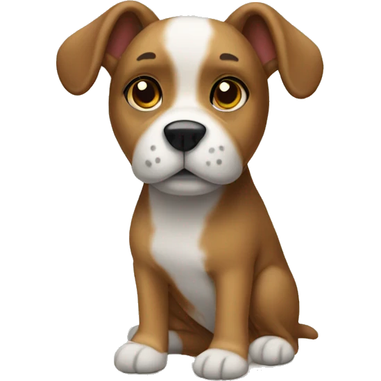 Dog wearing slippers emoji