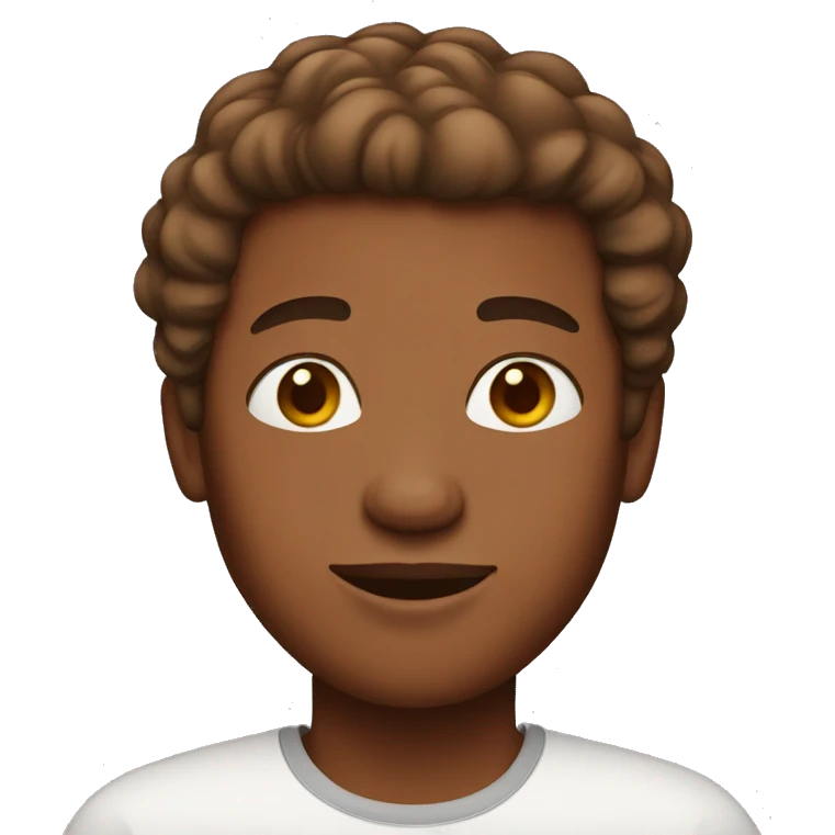 red skin tone person emoji