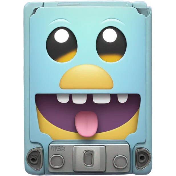 Sparky pastel VHS tape emoji