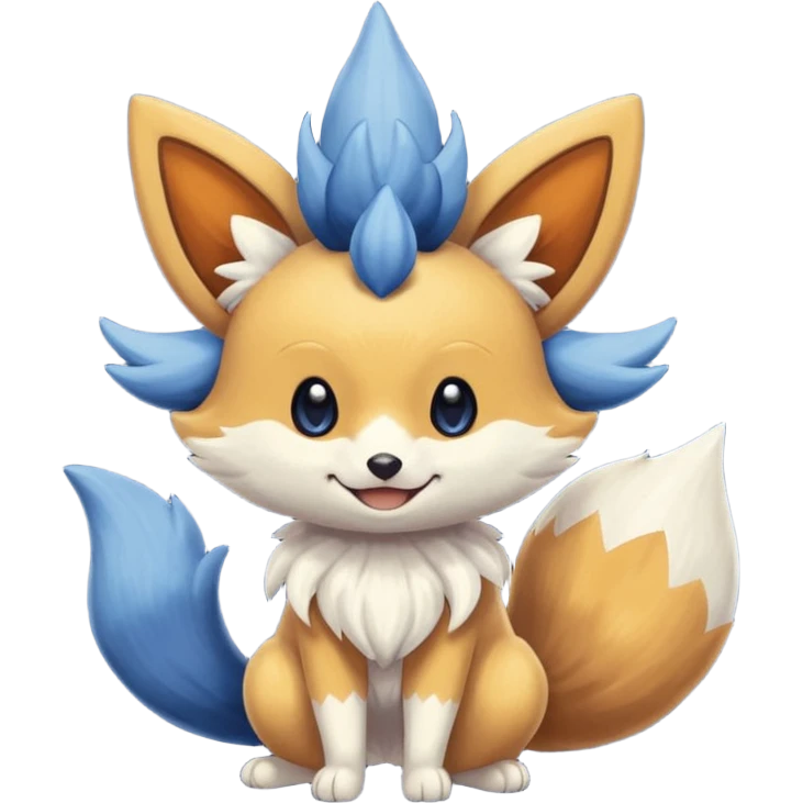 Meowstic-Fennekin-Buneary-Buizel-fusion emoji