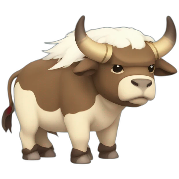 appa flying bison with arrow on forehead from avatar the last airbender emoji