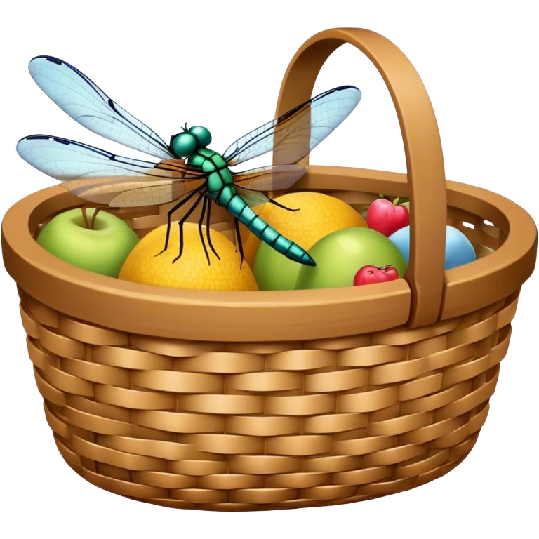 Dragonfly basket emoji