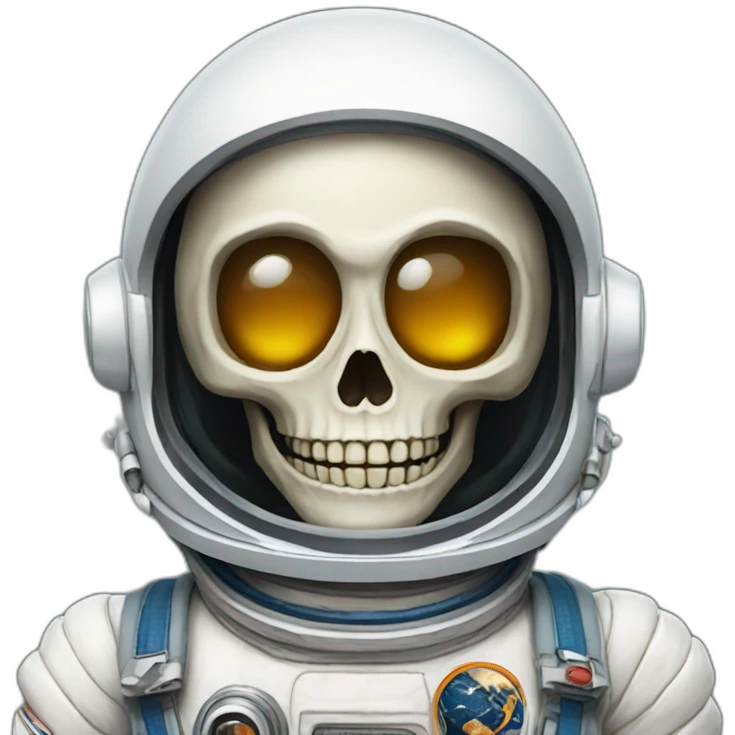 skeleton astronaut emoji