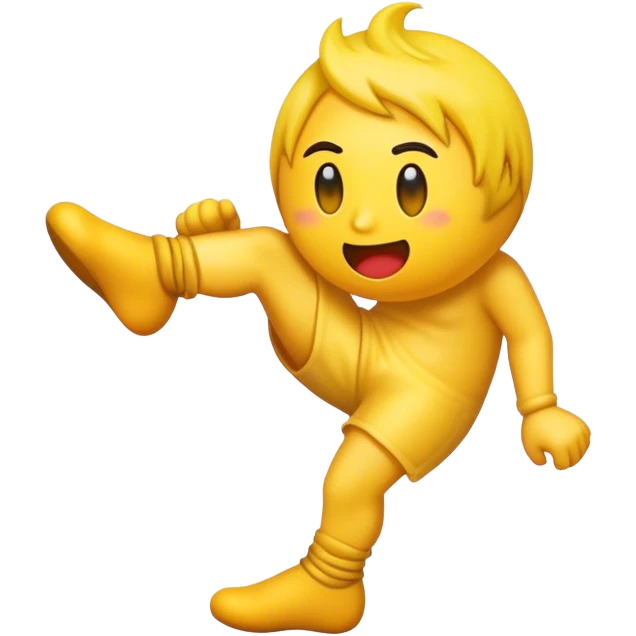 emoji kicking its feet emoji