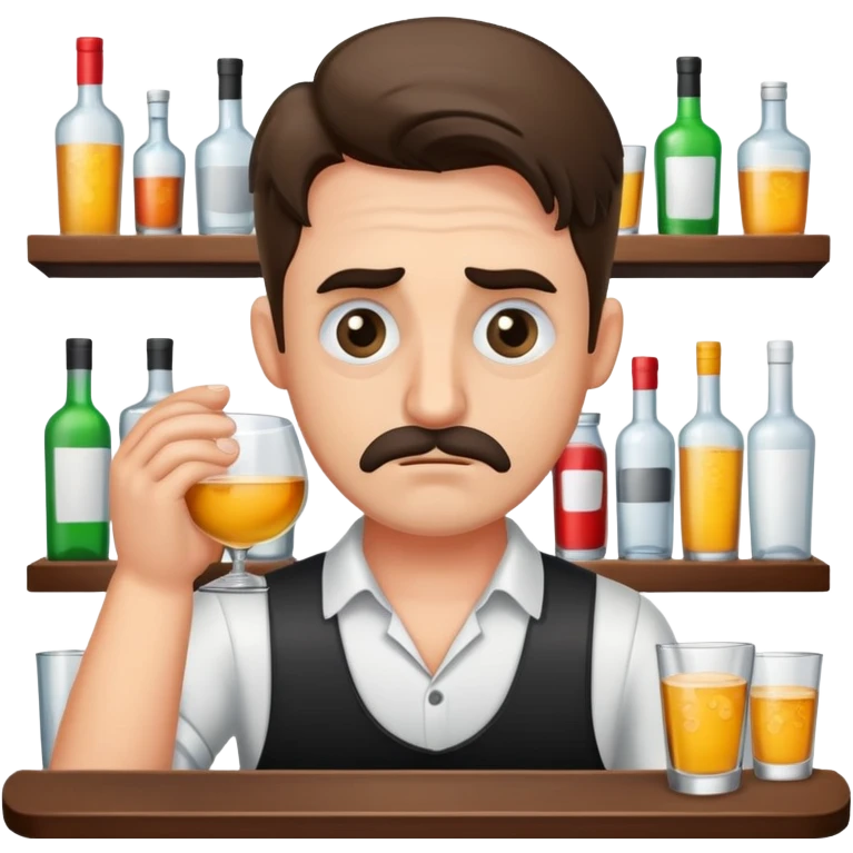 Bartender stress emoji
