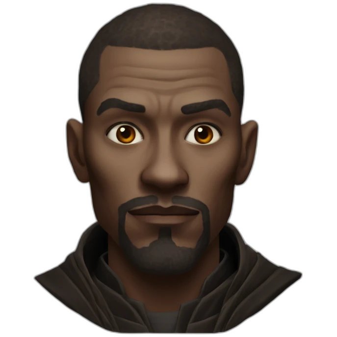 hyperrealist sith jedi in world of warcraft without facial hair emoji