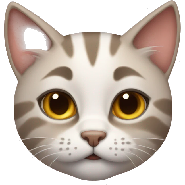 cat blush emoji
