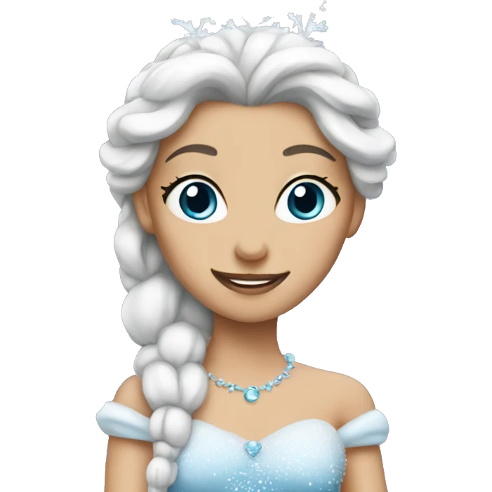 Snow princess  emoji
