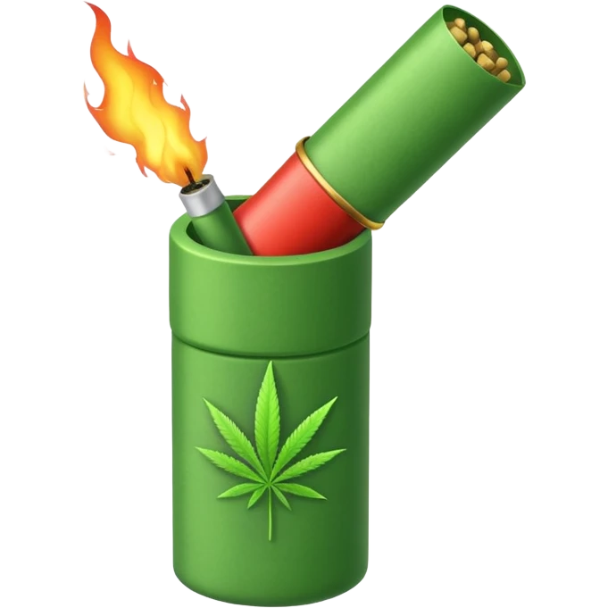 Pétard de ganja emoji