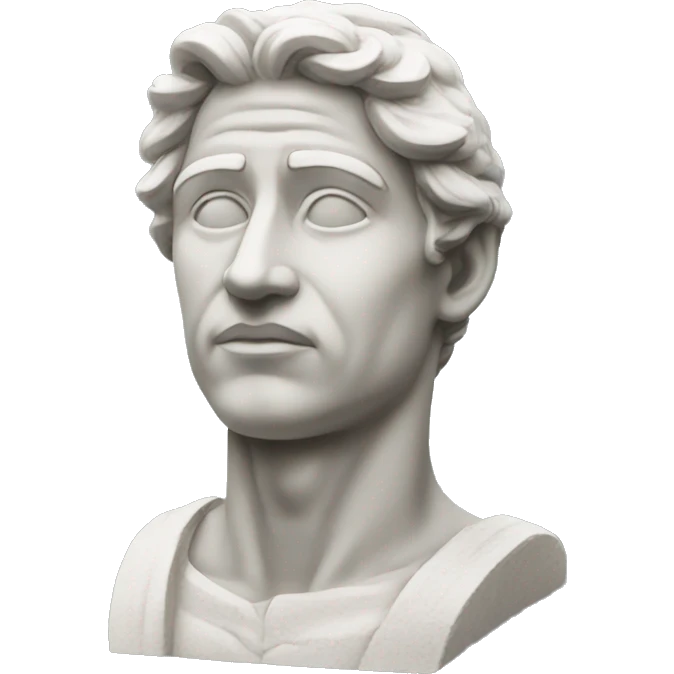 statue face side view emoji