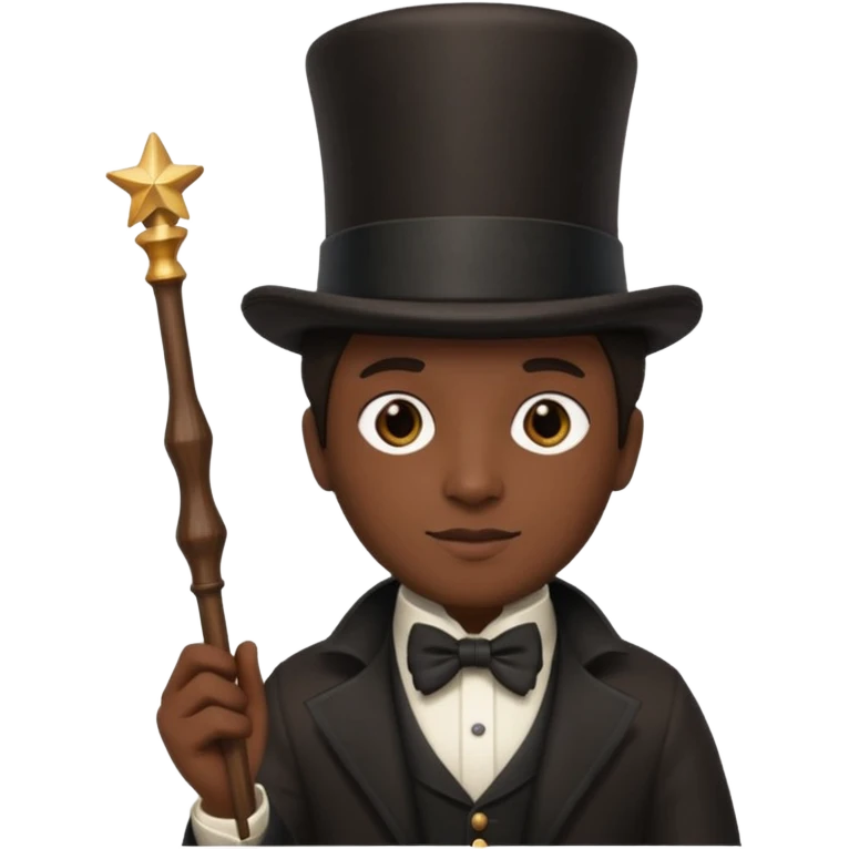 🧍🏼🎩🪄 emoji