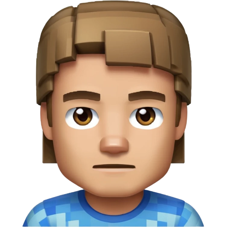 Minecraft Steve emoji