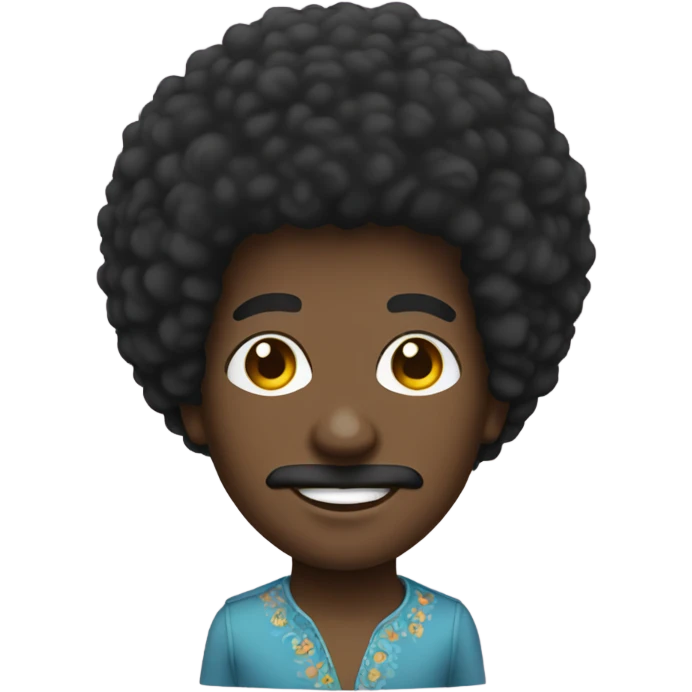 1970s Afro  emoji