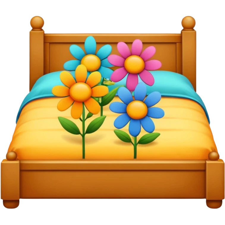 flowers bed emoji