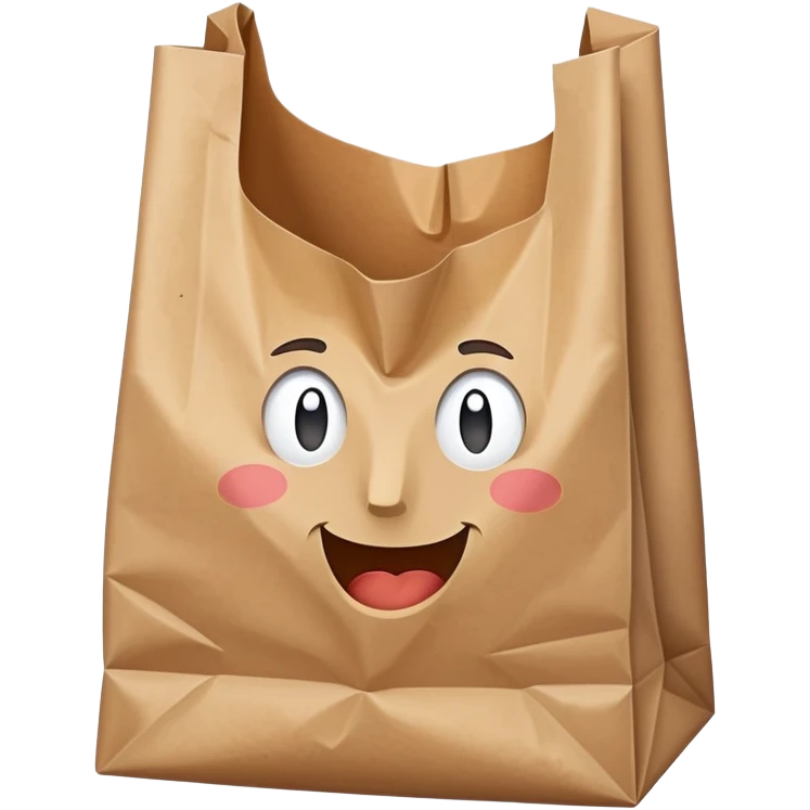 empty grocery bag emoji