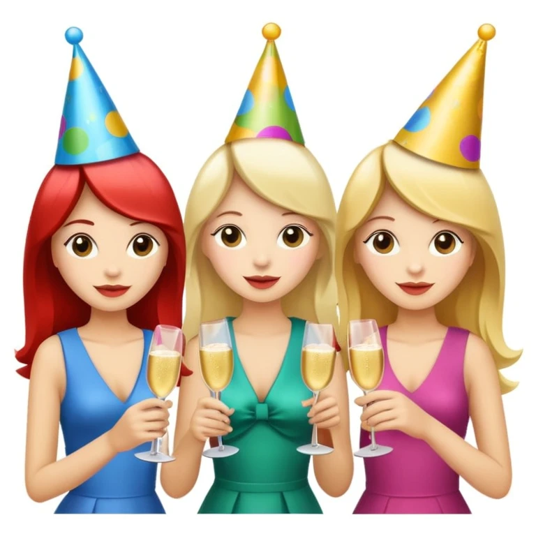girls party in club emoji