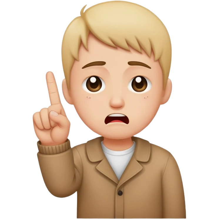 middle finger and crying face emoji
