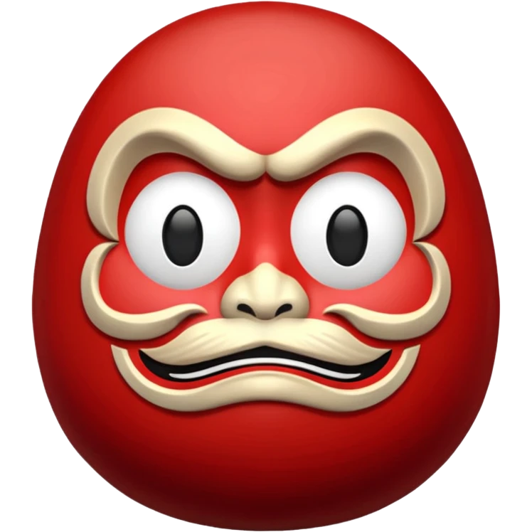Japanese Daruma emoji