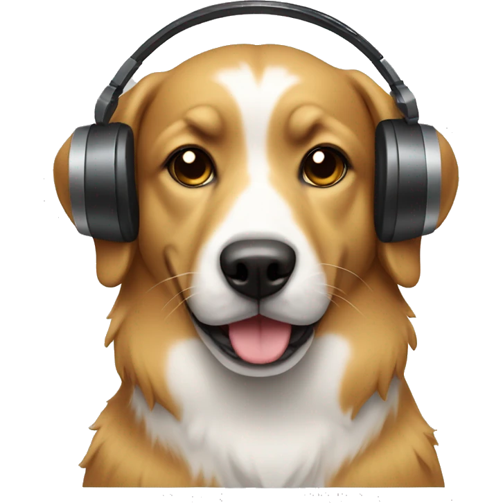 Dog dj emoji
