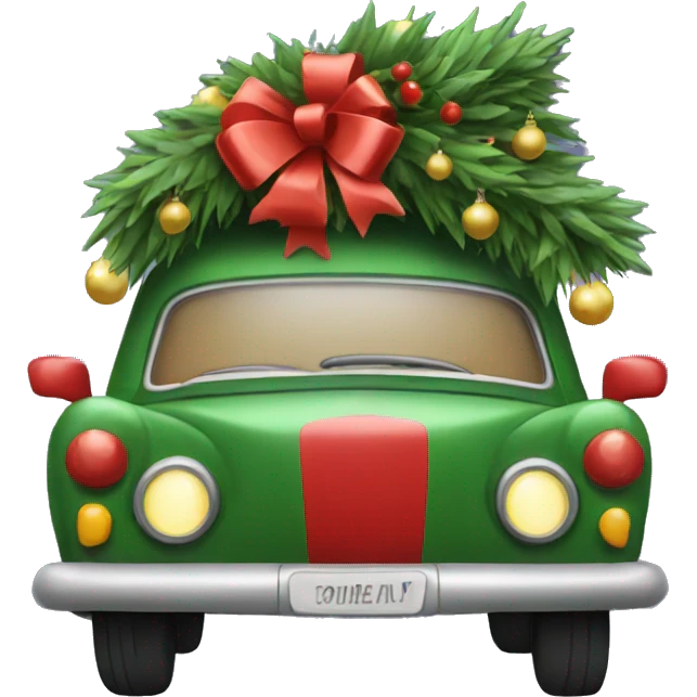 christmas car emoji