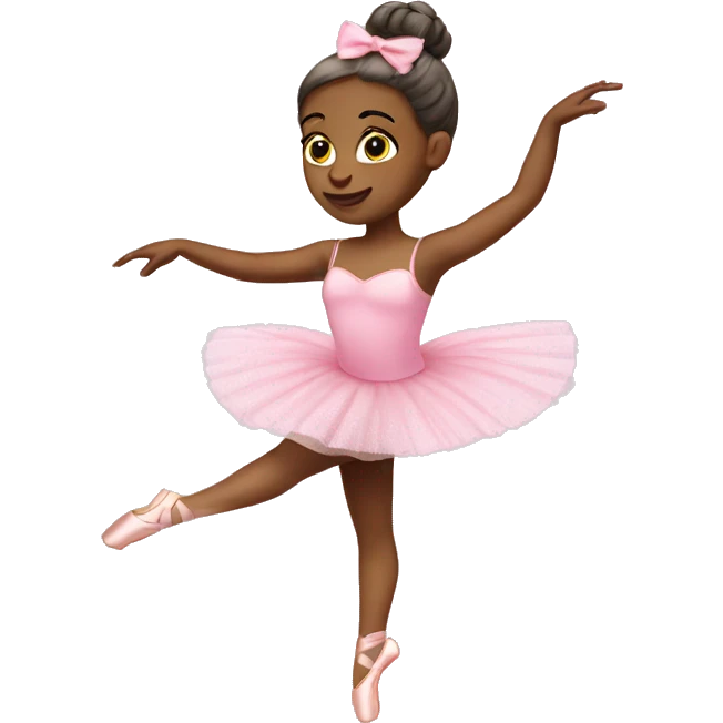 Pink ballerina emoji