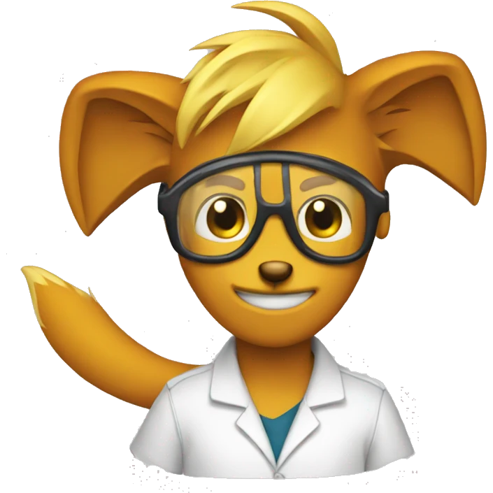 tails with mechanic glasses emoji