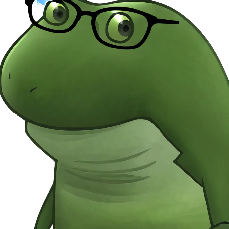 Shark with glasses emoji