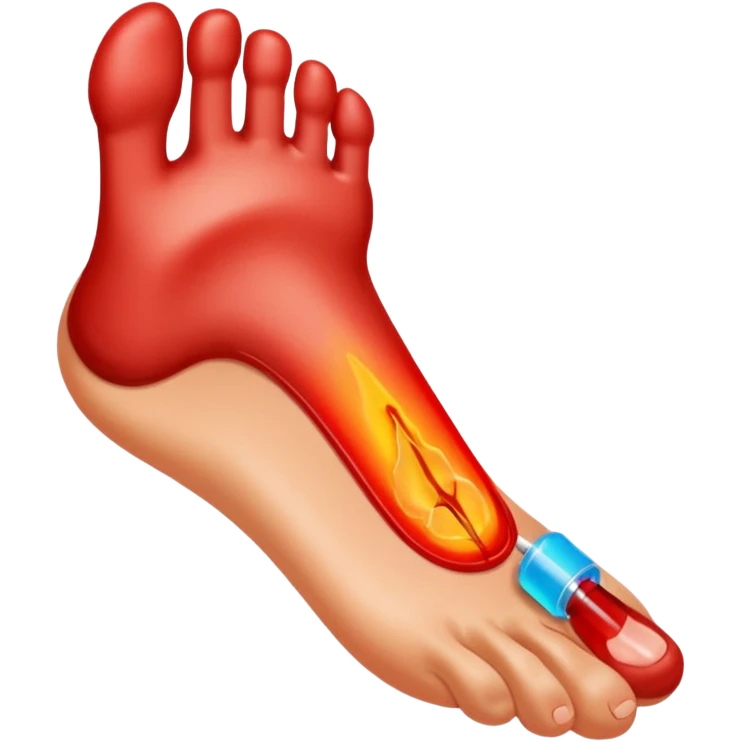 diabetischer fuss emoji