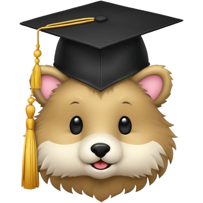 Graduation Cap in animal emoji