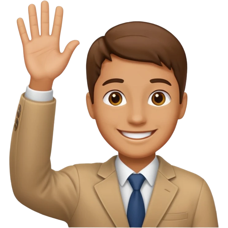 emoji representing following up with a team member, reminder or check-in, friendly and professional style emoji