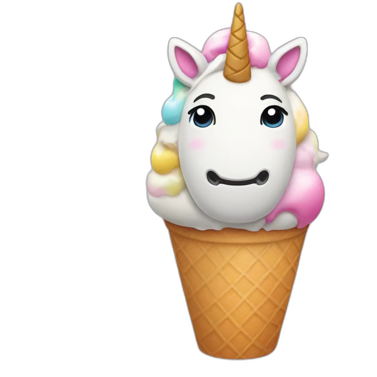 unicorn-ice-cream emoji
