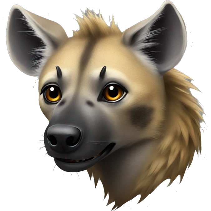 a hyena with a star emoji